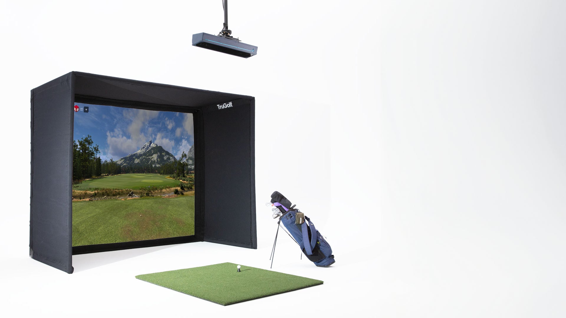 Starter 10 compact golf simulator installation in Boise Idaho